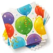serwetki papierowe imprezowe balony dekoracja stolu na urodziny sylwestra 33 cm 20 szt