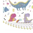 serwetki papierowe urocze dinozaury maki 33 cm 20 szt