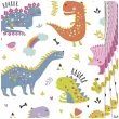serwetki papierowe urocze dinozaury maki 33 cm 20 szt