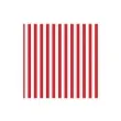 serwetki paski czerwone 33 cm 20 szt