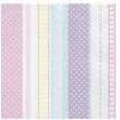serwetki pastelowe pask i kropkii maki 33 cm 20 szt