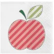 serwetki patchworkowe jablka maki 33 cm 20 szt