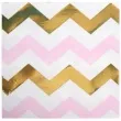 serwetki pattern works pink chevron neviti 33 cm 16 szt