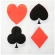 serwetki poker santex biale 33 cm 20 szt