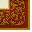 serwetki ramka roccoco czerwone maki 33 cm 20 szt
