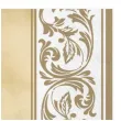serwetki ramka roccoco ecru maki 33 cm 20 szt