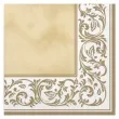 serwetki ramka roccoco ecru maki 33 cm 20 szt