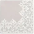 serwetki ramka z ornamentu bezowa maki 33 cm 20 szt