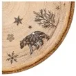 serwetki rondo rustykalne zimowa sceneria paw 32 cm 12 szt