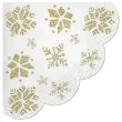 serwetki rondo zlote platki sniegu paw 32 cm 12 szt