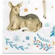 serwetki sarenki w lesie biale paw 33 cm 20 szt