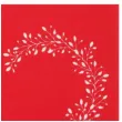 serwetki serce czerwone 33 cm santex 20 szt