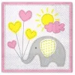 serwetki slonik rozowy baby shower paw 33 cm 20 szt