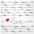 serwetki slubne napis love paw 33 cm 20 szt