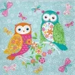 serwetki sowa magical owls paw 33 cm 20 szt