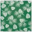 serwetki szyszki zielone paw 33 cm 20 szt
