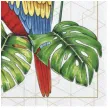 serwetki tropikalny motyw z papuga maki 33 cm 20 szt
