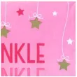 serwetki twinke twinkle little star rozowe 33cm 12 szt