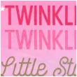 serwetki twinke twinkle little star rozowe 33cm 12 szt