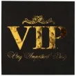 serwetki vip very important party czarno zlote santex 33 cm 10 szt