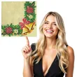 serwetki wianek swiateczny z dzwonkami maki 33 cm 20 szt