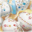 serwetki wielkanoc biale pisanki maki 33 cm 20 szt