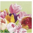 serwetki wielkanoc bukiet tulipanow i jajka maki 33 cm 20 szt