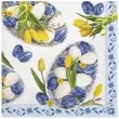 serwetki wielkanoc jajka i tulipany maki 33 cm 20 szt