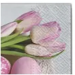 serwetki wielkanoc kompozycja rozowa maki 33 cm 20 szt