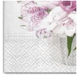 serwetki wielkanoc kwiaty bialo rozowe maki 33 cm 20 szt