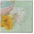 serwetki wielkanoc kwiaty w misce maki 33 cm 20 szt