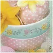 serwetki wielkanoc kwiaty w misce maki 33 cm 20 szt