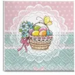 serwetki wielkanoc pisanki w koszykach maki 33 cm 20 szt
