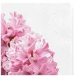 serwetki wielkanoc rozowe hiacynty maki 33 cm 20 szt