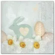 serwetki wielkanoc szary krolik maki 33 cm 20 szt