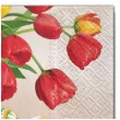 serwetki wielkanoc tulipany i jajka maki 33 cm 20 szt
