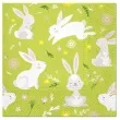 serwetki wielkanocne kroliki kicajace paw 33 cm 20 szt