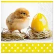 serwetki wielkanocne kurczak myslacy paw 33 cm 20 szt