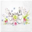 serwetki wielkanocne para krolikow paw 33 cm 20 szt