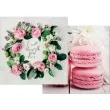 serwetki wieniec kwiatowy paw 33 cm 20 szt