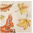serwetki wiewiorka na galezi maki 33 cm 20 szt
