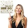 serwetki woo hoo hen do bialo zlote neviti 33 cm 16 szt