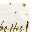 serwetki woo hoo hen do bialo zlote neviti 33 cm 16 szt