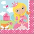 serwetki woodland princess amscan 25 cm 16 szt