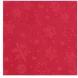serwetki wytlaczane sniezki czerwone paw 33 cm 20 szt