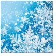 serwetki zasniezone okno niebieskie paw 33 cm 20 szt