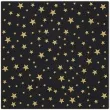 serwetki zlote gwiazdki czarne paw 33 cm 20 szt