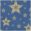 serwetki zlote gwiazdki niebieskie paw 33 cm 20 szt