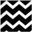 serwetki zygzaki chevron czarno biale paw 33 cm 20 szt