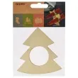 serwetnik pierscieniowy choinka drewno arpex 4 szt
